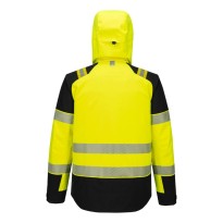 Veste de Travail Portwest Haute Visibilité T166 PW3 Hi-Vis Multipoches Imperméable Stretch