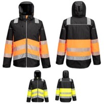 Veste de Travail Portwest Haute Visibilité PW368 Multipoches Hivernale Stretch