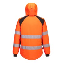 Veste de travail Portwest haute visibilité CD809 Softshell WX2 matelassée multipoches imperméable