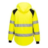 Veste de travail Portwest haute visibilité CD809 Softshell WX2 matelassée multipoches imperméable