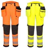 Pantalon de travail Portwest haute visibilité Holster EV448 Stretch multipoches