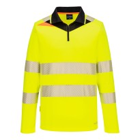 Polo de travail Portwest DX419 haute visibilité manches longues