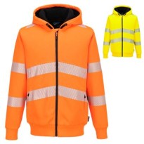 Sweat de travail Portwest haute visibilité PW321 avec capuche