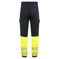 Pantalon de Travail Portwest Haute Visibilité Jogger FR433 Multipoches Antistatique et Ignifuge