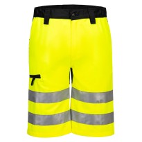 Bermuda de travail Portwest CD899 WX2 Eco haute visibilité multipoches stretch