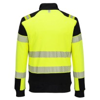 Sweat de travail Portwest haute visibilité FR717 ignifuge antistatique protection contre la chaleur avec zip