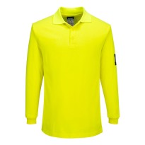 Polo de Travail Portwest FR805 Ignifuge Antistatique Manches Longues Résistant à la Chaleur