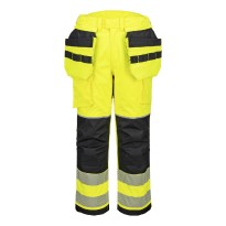 Pantalon de Travail Portwest Haute Visibilité FR427 Ignifuge Multipoches Résistant à la Chaleur Antistatique Imperméable