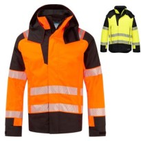 Veste de Travail Portwest Haute Visibilité FR606 Hivernale Multipoches Ignifuge Imperméable