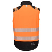 Gilet de Travail Portwest Haute Visibilité FR719 Softshell Imperméable Ignifuge