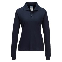 Polo de travail Portwest FR758 Femme à manches longues, ignifuge, antistatique et résistante à la chaleur