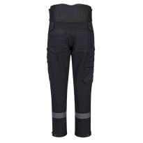 Pantalon de Travail Portwest Haute Visibilité DX408 Multipoches Stretch avec Support Lombaire