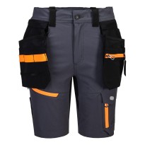 Bermuda de travail Portwest EV444 multipoches stretch avec poches holster amovibles