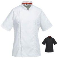 Veste de Cuisine Portwest C736 Manches Courtes femme
