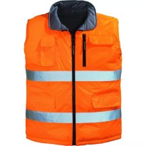 Gilet de travail Coverguard Hi-Way 7HWGO réversible haute visibilité