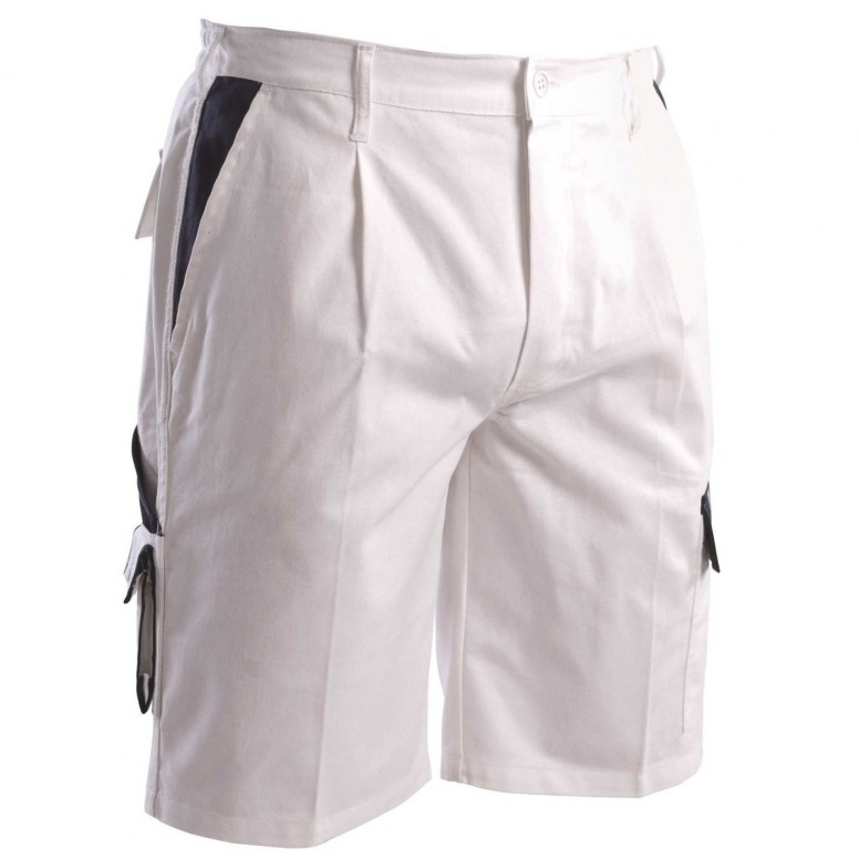 Bermuda de travail Multipoches 100% coton P&P...