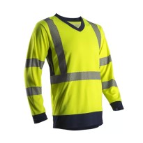 T-shirt de travail Coverguard manches longues Suno 7SUNR Haute visibilité