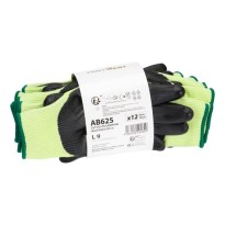 12 pièces - Gants de travail Portwest AB625 anti coupure enduits en PU
