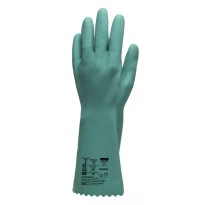 12 Paires - Gants de Travail Coverguard en Nitrile Eurochem NI550 1CHNI50 Protection Chimique
