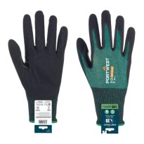 12 Pièces - Gants de Travail Portwest APR15 Enduits en Nitrile Écologiques et Compatibles Écran Tactile