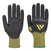 12 pièces - Gants de travail Portwest A756 antistatiques anticoupure enduits de nitrile