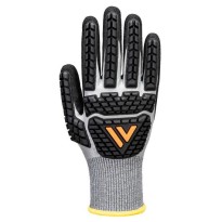 12 Pièces - Gants de Travail Portwest AP54 Anticoupure Anti-chaleur Enduits de Nitrile