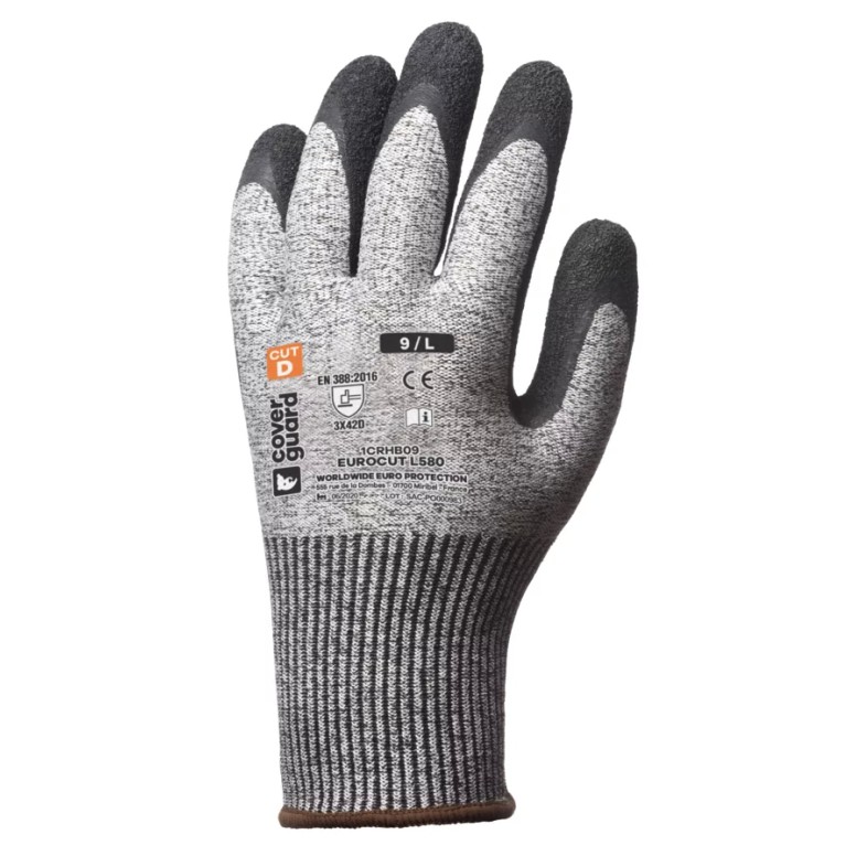 5 paires - Gants de travail Coverguard en latex...
