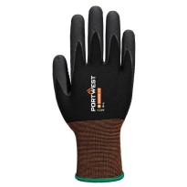 12 Pièces - Gants de Travail Portwest A371 Respirants Anti-chaleur Enduits de Nitrile