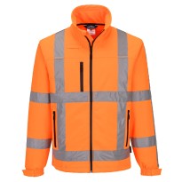 Veste de travail haute visibilité Portwest R462 Softshell multipoches imperméable et stretch