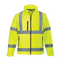 Veste de Travail Portwest Haute Visibilité S428 Multipoches 2 EN 1 Imperméable Stretch