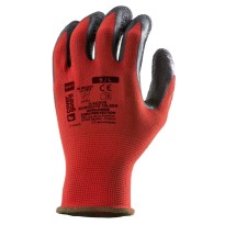 10 Paires - Gants de Travail Coverguard en Latex Eurolite 1LACR Risques Mécaniques
