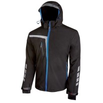 Tous Dehors - Veste de travail Softshell Stretch U-Power Quick PE114BC couleur charbon noir taille XS