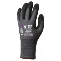 10 paires - Gants de travail Coverguard en nitrile Eurolite 1NISG risques mécaniques