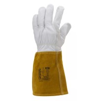 10 Paires - Gants de Travail Coverguard en Cuir Euroweld...