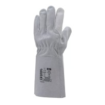 10 paires - Gants de travail Coverguard en cuir Euroweld 1WEL20 Soudeur