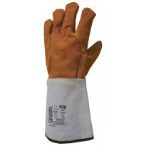 10 Paires - Gants De Travail Coverguard En Cuir Euroweld...