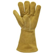 12 Paires - Gants De Travail Coverguard En Cuir Euroweld 1WEL300 Soudeur