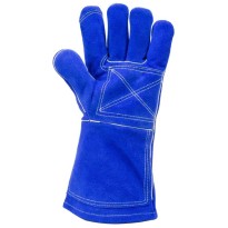6 Paires - Gants De Travail Coverguard En Cuir Euroweld 1WEL360 Soudeur