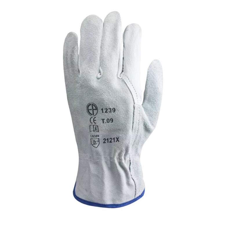 10 paires - Gants de travail Coverguard en cuir...