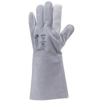 12 paires - Gants de travail Coverguard en cuir Euroweld...