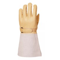 12 paires - Gants de travail Coverguard en cuir Euroweld...