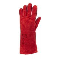 12 paires - Gants de travail Coverguard en cuir Euroweld MO2631 pour soudeur