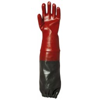6 Paires - Gants de Travail Coverguard en PVC Eurochem MO3669 Risque Chimique