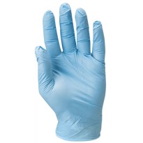 10 emballages - Gants de travail Coverguard en nitrile Euro-one MO5910 jetables (100 pièces)