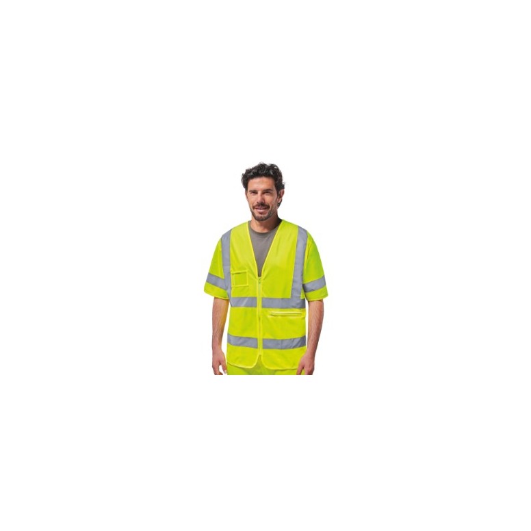 Gilet de Travail Logica HV016 Haute Visibilité