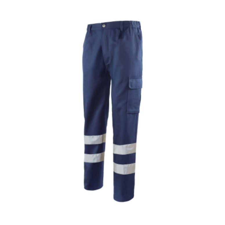 Pantalon de Travail Multipoches 100% Coton...