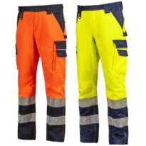 Pantalon de Travail Haute Visibilité Multipoches Stretch...