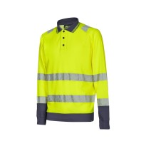 3 Pièces - Polo de Travail Manche Longue Haute Visibilité U-Power Close WHL389