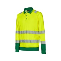 3 Pièces - Polo de Travail Manche Longue Haute Visibilité U-Power Close WHL389