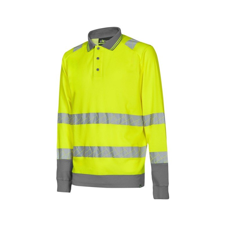 3 Pièces - Polo de Travail Manche Longue Haute...